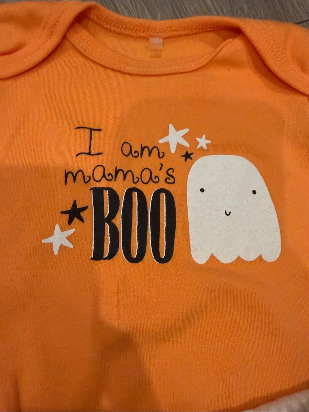 Kids Orange Halloween 'Mama's Boo' Costume Set